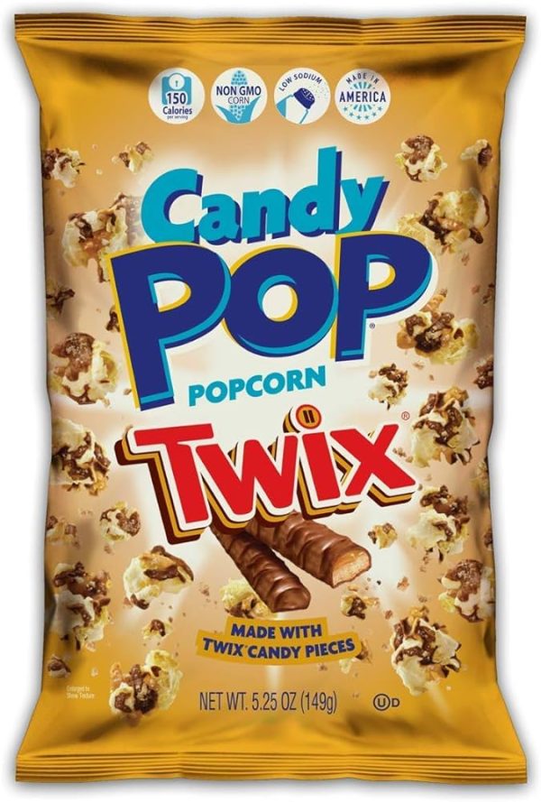 Candy Pop Twix Popcorn 5.25oz 12ct